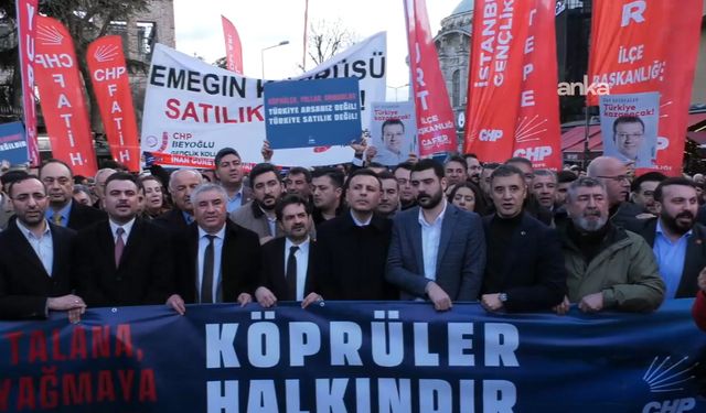 CHP’den yasağa rest: Köprüler için yürüyüş
