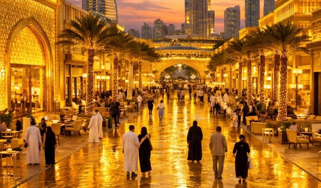 Tüm caddeyi altınla kaplama kararı aldılar