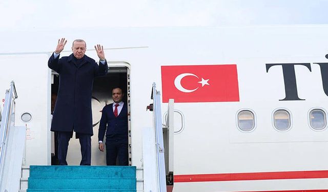 Erdoğan Addis Ababa'ya gitti