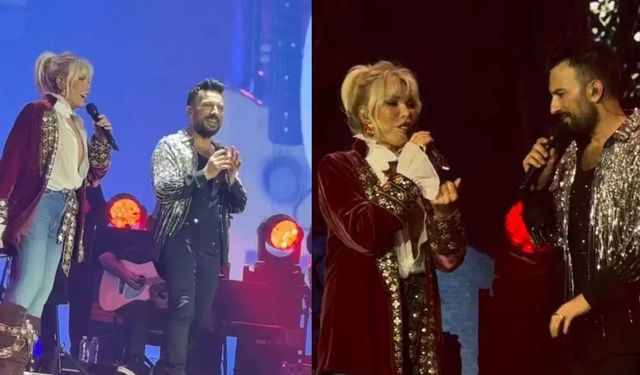 Ajda Pekkan ve Tarkan aynı sahnede: 'Bir tanecik starım benim'