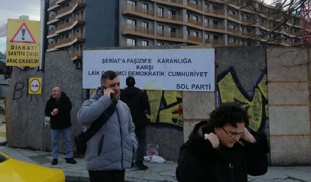 SOL Partililere ‘laiklik pankartı’ davası
