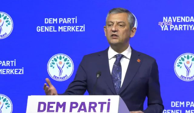 CHP lideri Özgür Özel’den DEM Parti’ye ziyaret! Ara seçim açıklaması, mal varlığı resti