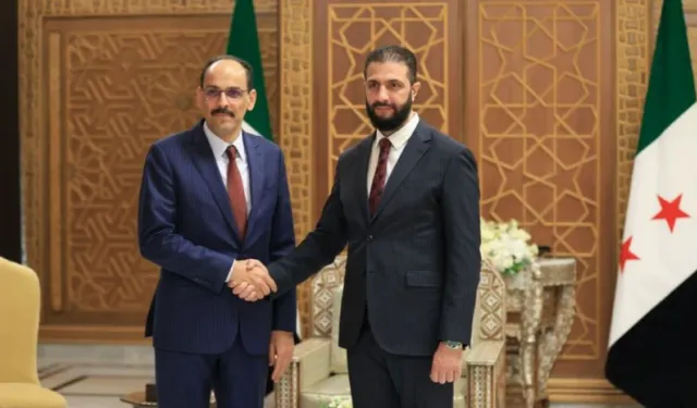 MİT Başkanı İbrahim Kalın, Suriye Cumhurbaşkanı Şara ile bir araya geldi