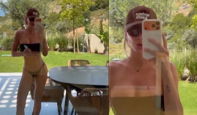 Şeyma Subaşı dayanamadı bikinili video paylaştı