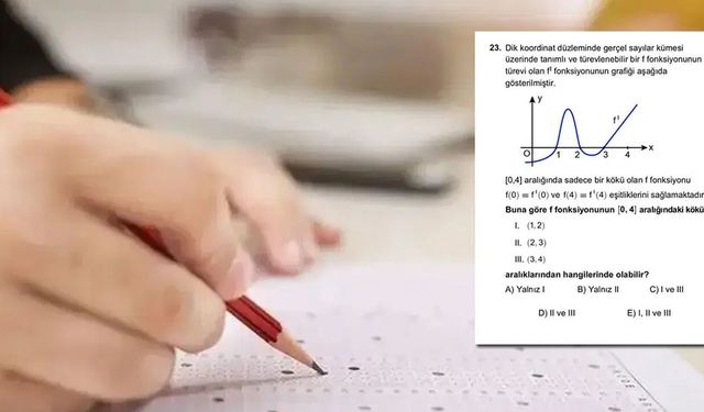 YKS’de tartışılan AYT Matematik sorusu mahkemelik oldu