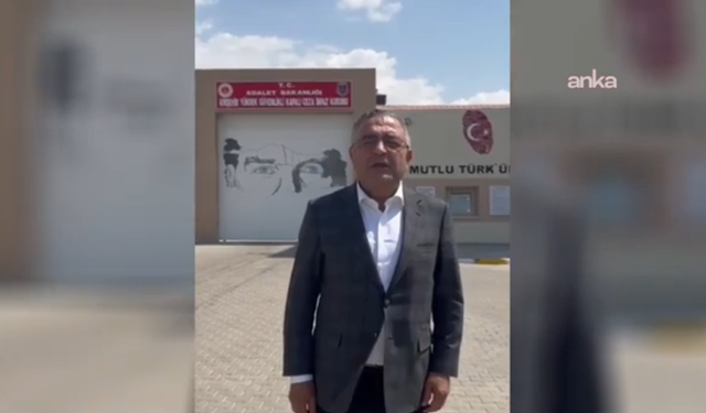 Tanrıkulu, tutuklu Çankaya Belediye Başkanı Güner'i cezaevinde ziyaret etti!