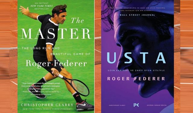 Dünyaca ünlü tenisçi Roger Federer'in kariyeri kitap oldu! 'Usta' raflarda...