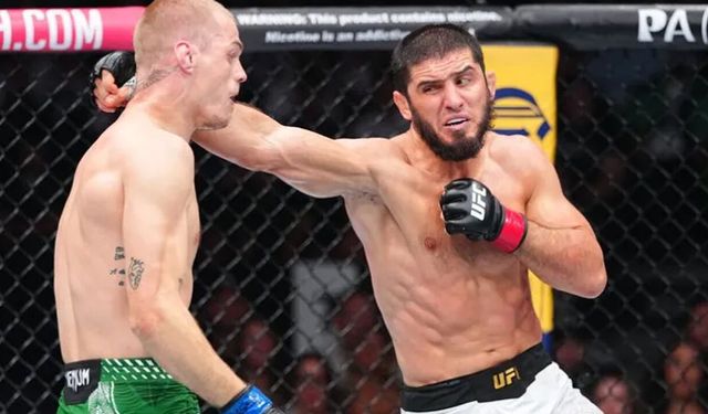Islam Makhachev’den tarihi zafer: Anderson Silva’nın rekorunu kırdı