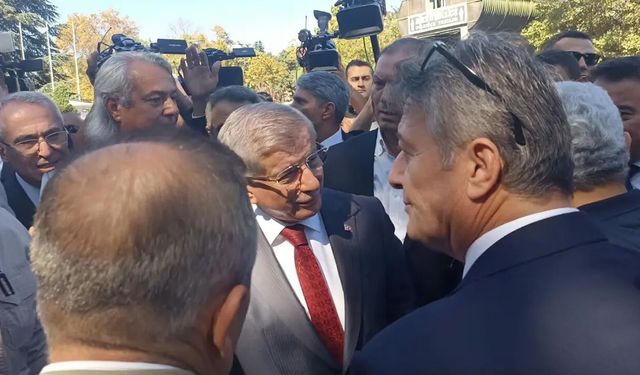 Ahmet Davutoğlu ifade verdi: 'Türkiye Cumhuriyeti tarihinde bir ilk'