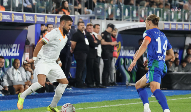 Alanyaspor deplasmanda Çaykur Rizespor'u 1-0 mağlup etti