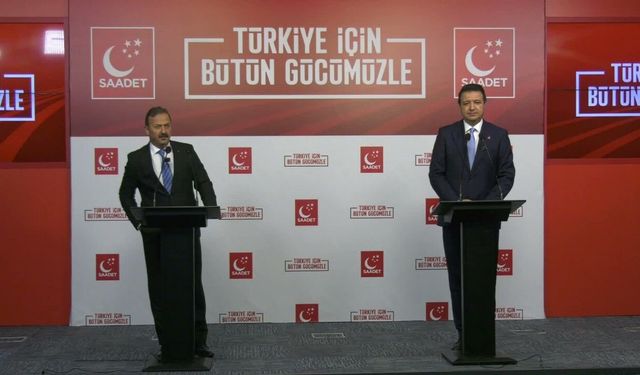 Anahtar Parti Genel Başkanı Ağıralioğlu, Saadet Genel Başkanı Arıkan'ı ziyaret etti