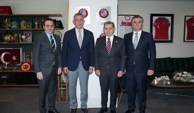 Dursun Özbek, İbrahim Hacıosmanoğlu ile bir araya geldi