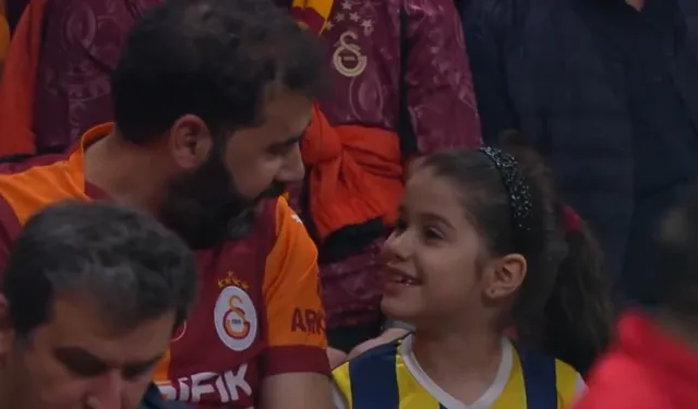 Galatasaray - Fenerbahçe derbisine yakışan görüntü