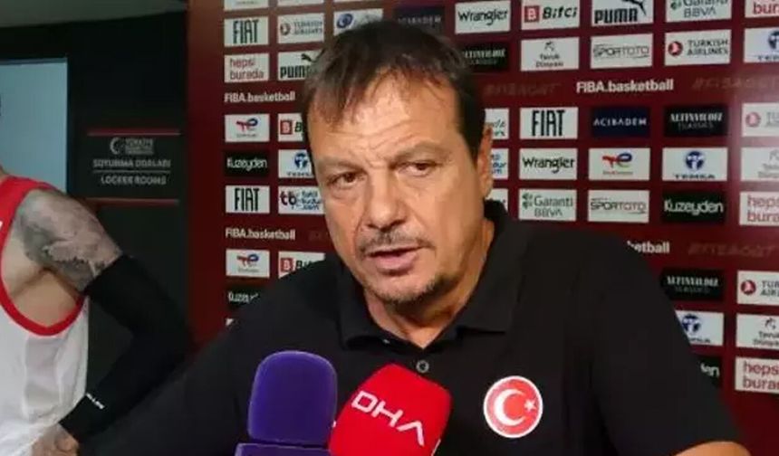 Ergin Ataman'dan Olympiakos taraftarına tepki: 'Türk olmaktan gurur duyduğumu bilmenizi istiyorum'