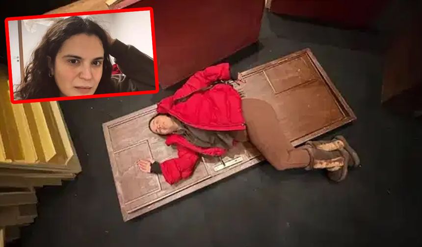 Oyuncu Aslı Bekiroğlu'nun kafasına kapı düştü!