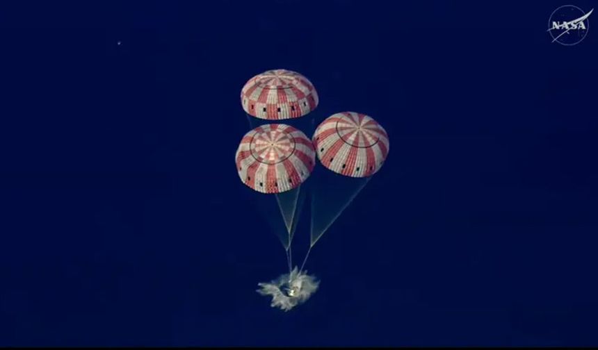 Artemis II mürettebatı, Dünya'ya iniş yaptı! 10 günlük Ay görevi sona erdi