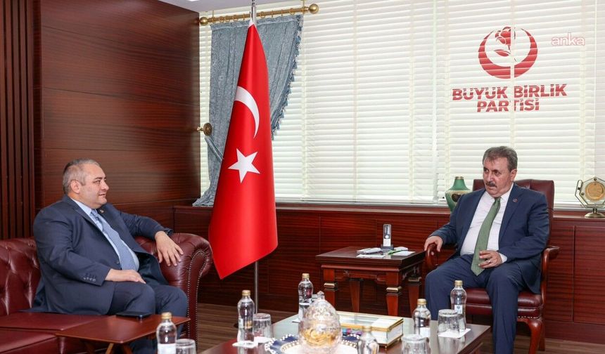 Keçiören Belediye Başkanı Özarslan'dan BBP Genel Başkanı Destici'ye ziyaret