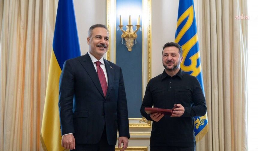 Bakan Fidan Kiev’de Zelenskiy ile görüştü