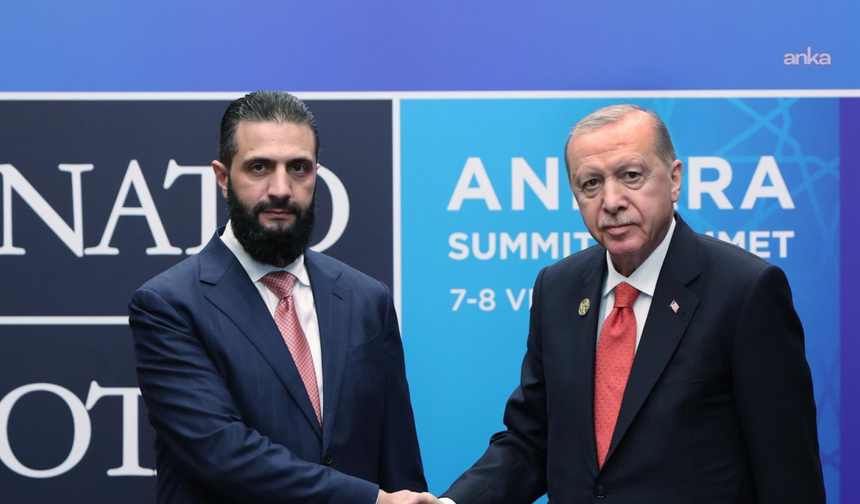 Cumhurbaşkanı Erdoğan, Suriye Cumhurbaşkanı Şara ile bir araya geldi