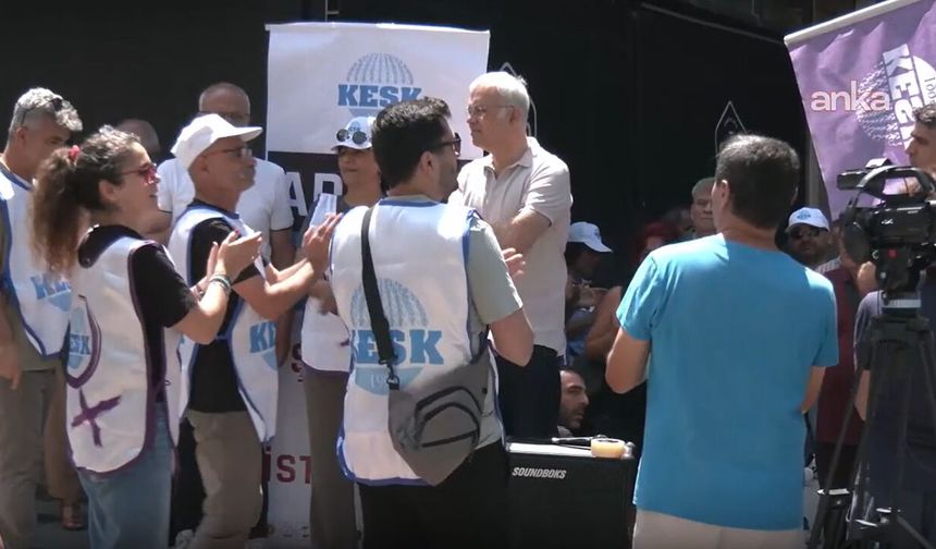 CHP'den KESK'in adalet nöbetine destek