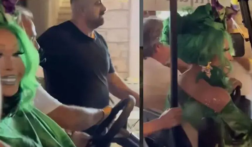 Bülent Ersoy Alaçatı’da ilgi odağı oldu! Vatandaşlar telefonlarına sarıldı