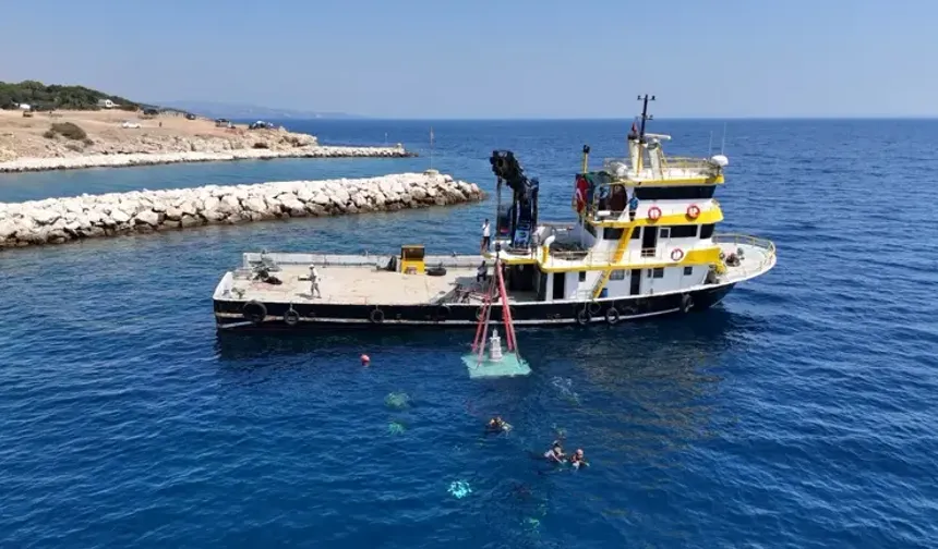 Saros Körfezi’nde su altına bırakılan eserler dalış turizmini canlandırdı...