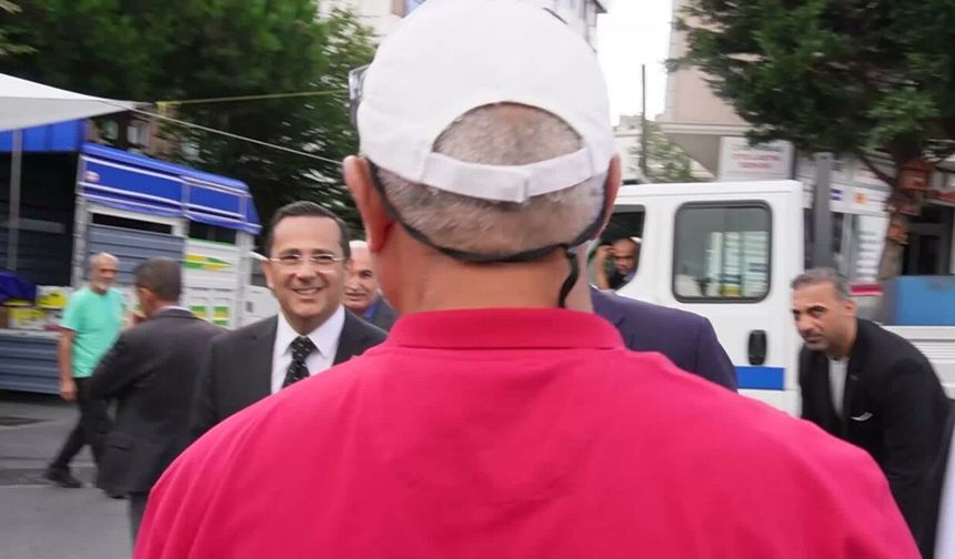 Gürsel Tekin'den pazar ziyareti: Bu sene en büyük şampiyon soğan