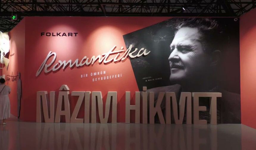 Nâzım Hikmet’in yaşamını anlatan “ROMANTİKA” sergisi İzmir’de açıldı